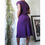 Thumbnail: Vintage Y2K Purple Midi Dress (L)