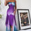 Thumbnail: Vintage Y2K Silk Fairy Purple and Blue Ombre Dress (S) 