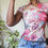 Thumbnail: Vintage Y2K Mesh Cheongsam Inspired Top (S-M)