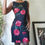 Thumbnail: Vintage 90s Burnout Rose Mini Dress (S-M)