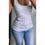 Thumbnail: Vintage Y2K Beaded Ribbed Knit Cotton Tank Top 