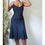 Thumbnail: Vintage Y2K Sequin Eyelet Slip Dress (S-M)