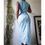 Thumbnail: Vintage Y2K Romantic Blue Rosebud Dress (S)