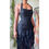Thumbnail: Vintage Y2K Silk Beaded Dark Mermaid Dress (XS)
