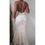 Thumbnail: Patchwork Silk Pastel Fairy Beaded Midi Dress (S) 