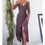 Thumbnail: Vintage Y2K Striped Cinch Front Dress (S)