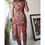 Thumbnail: Vintage Y2K Boho Beaded Paisley Dress (L)