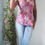 Thumbnail: Vintage Y2K Pink Paisley Boho Strapless Top (S-M)