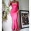 Thumbnail: Vintage Y2K Coral Pink Glitter Halter Dress (XS)