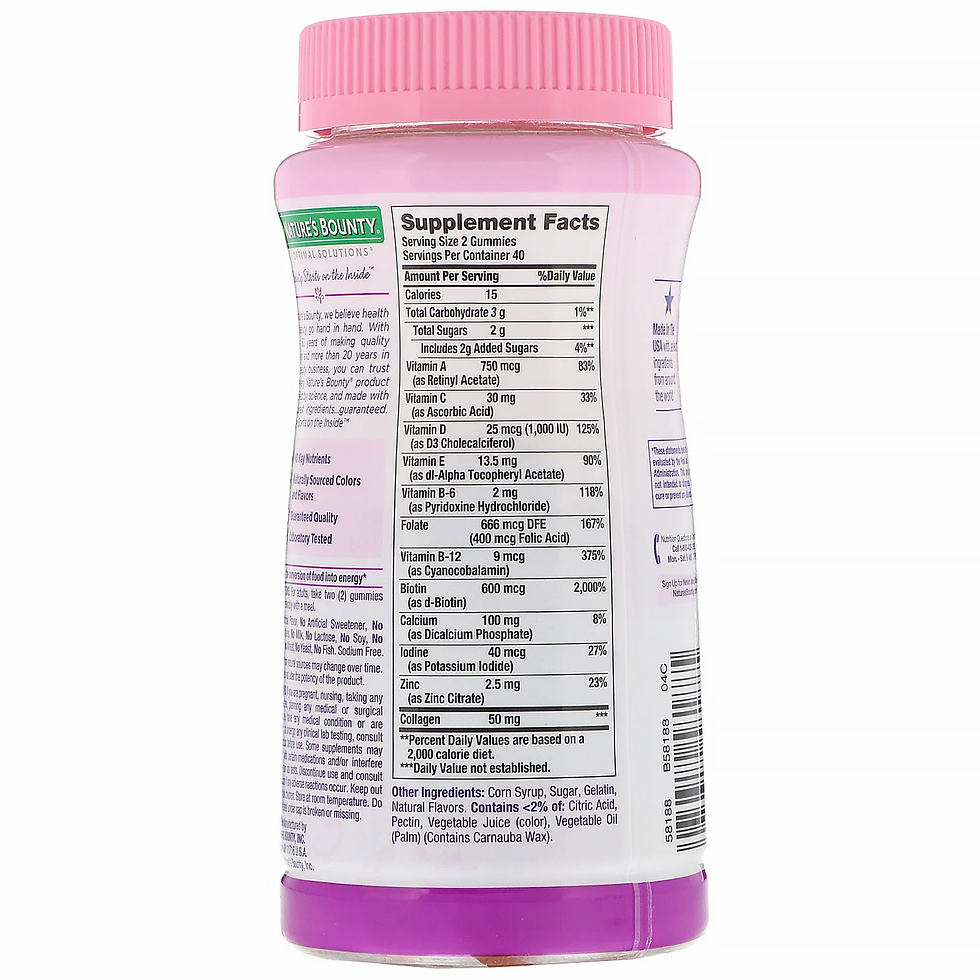 Thumbnail: Nature's Bounty, Optimal Solutions, Women's Multivitamin 80 Gummies, Raspberry