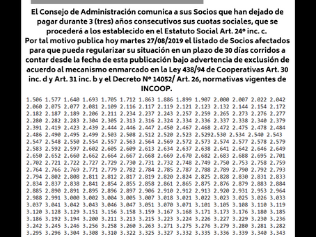 Exclusión de socios: