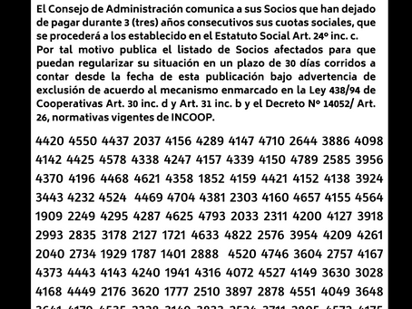 Exclusión de socios: