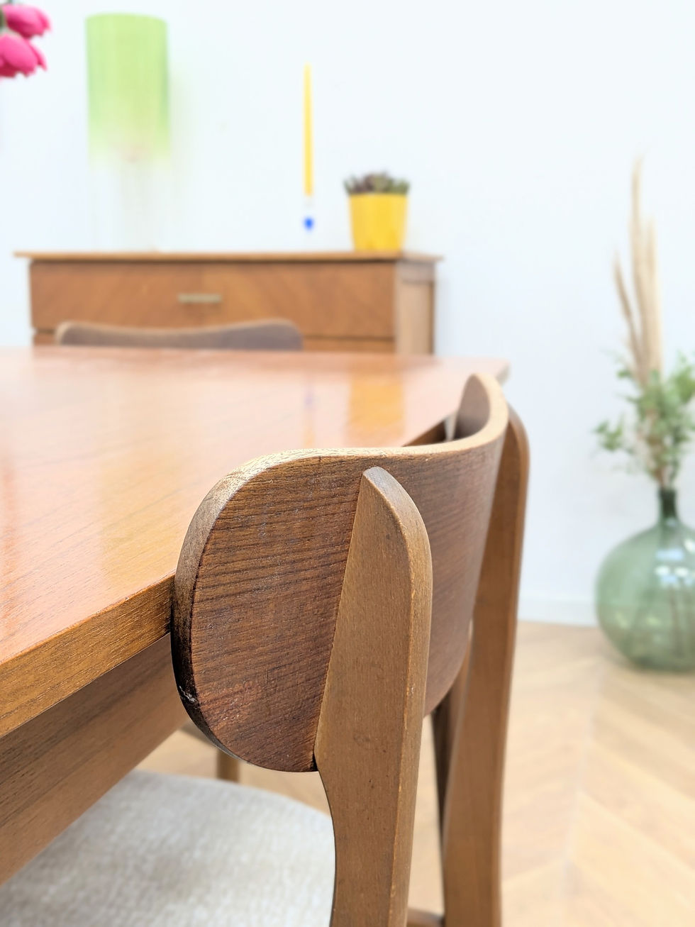 Miniature : Lot 4 Chaises Scandinaves Teck Années 60