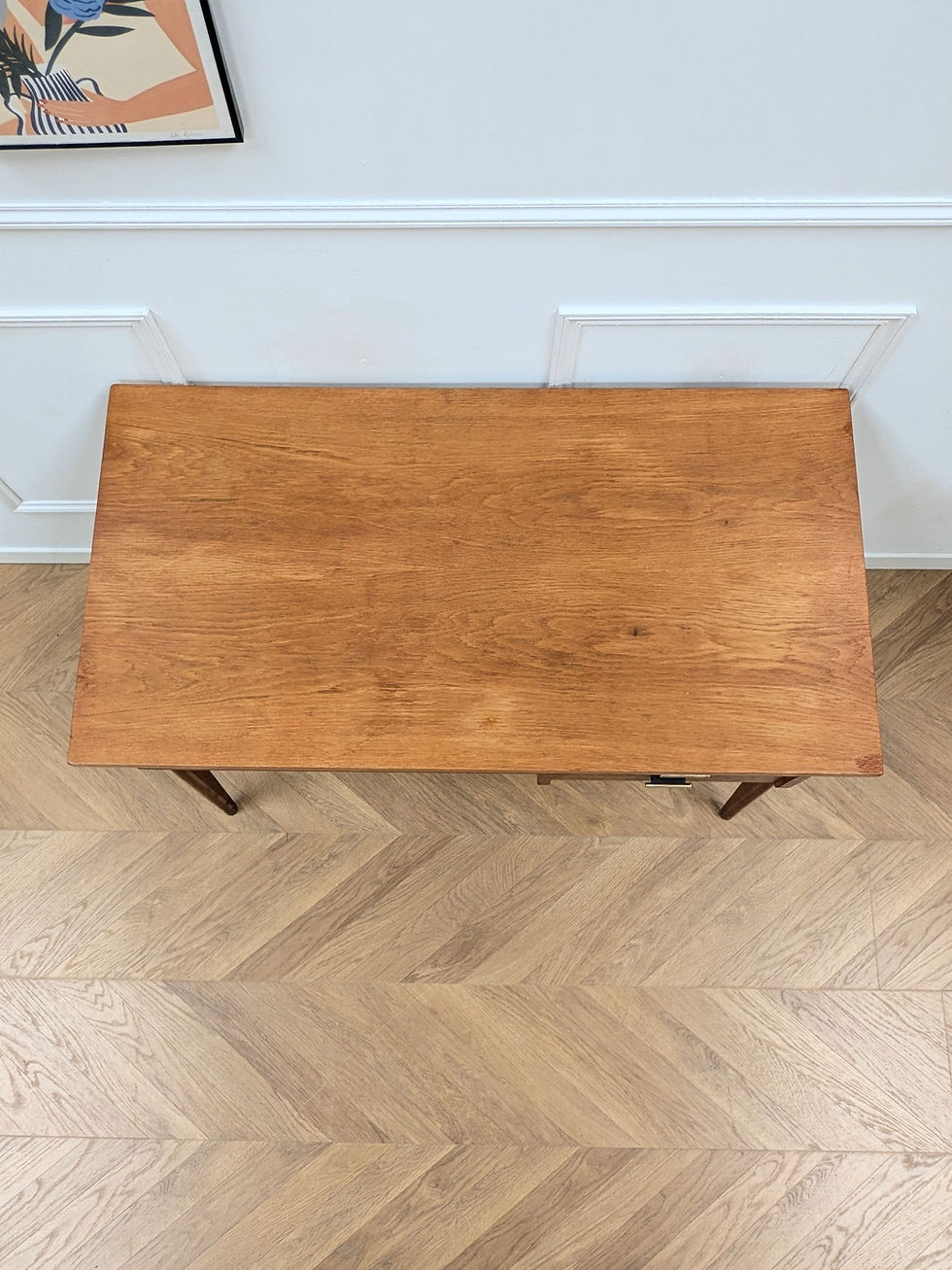 Miniature : Bureau ancien pieds compas