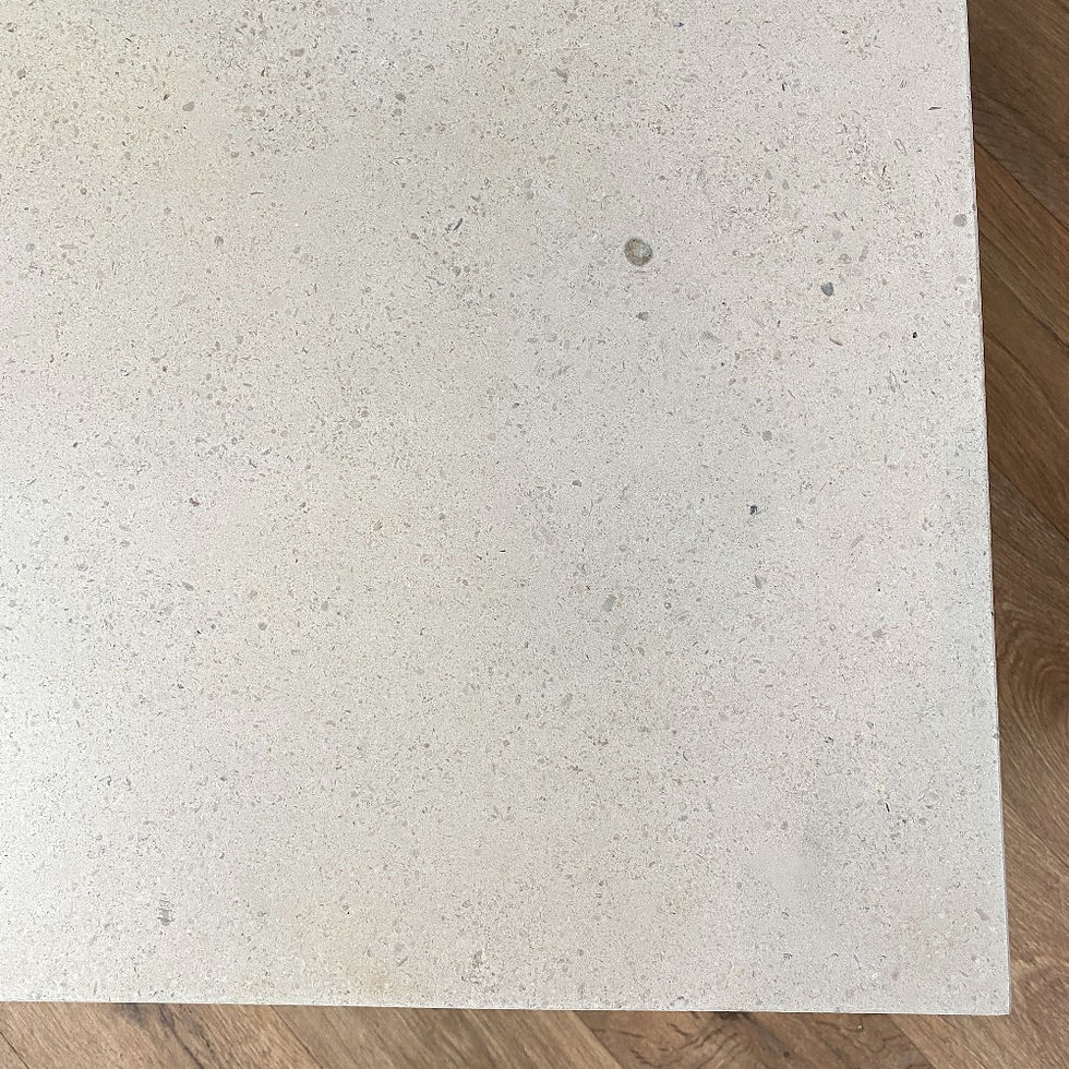 Miniature : détail du plateau de la Table basse vintage terrazzo des années 70