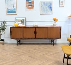 Enfilade Børge Seindal pour Westergaard en teck, années 60