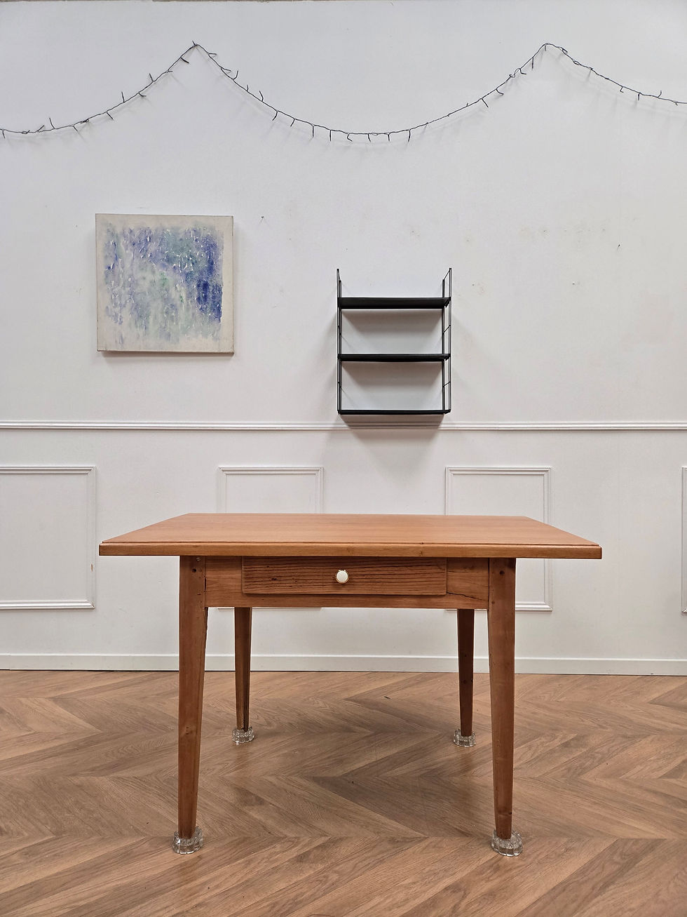 Thumbnail: Small rustic farmhouse table