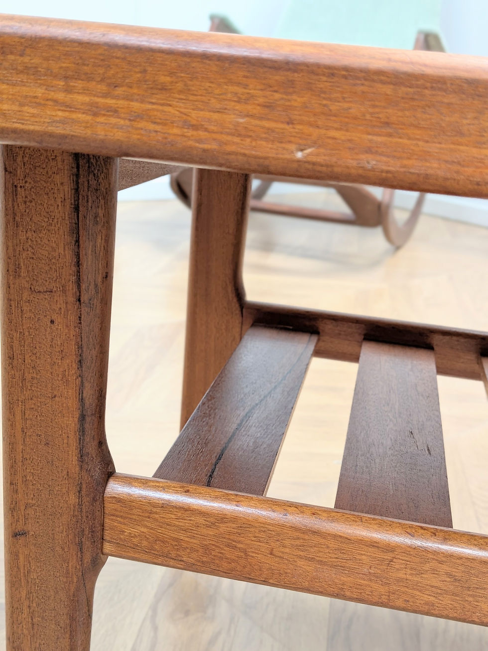 Miniature : Table Basse Design Myer en Teck, Années 60