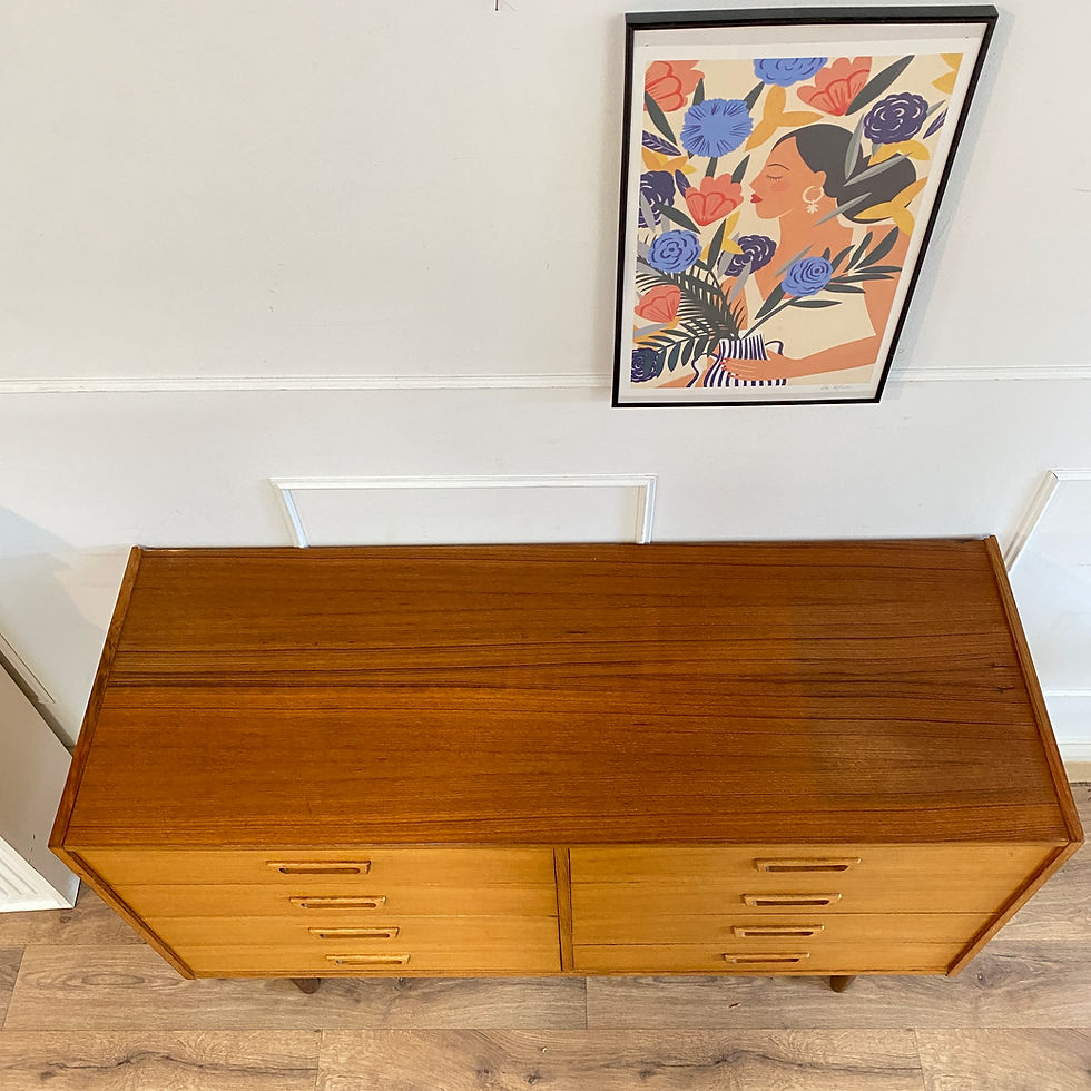 Miniature : plateau de la grande commode scandinave vintage