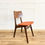 Thumbnail: Chaise IB Kofod Larsen vintage retapissé en terracotta