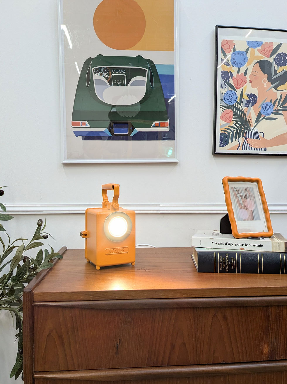 Miniature : Lampe vintage Wonder orange