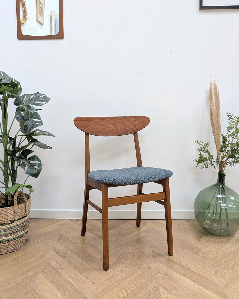 Chaise scandinave Farstrup en Teck (Années 60)