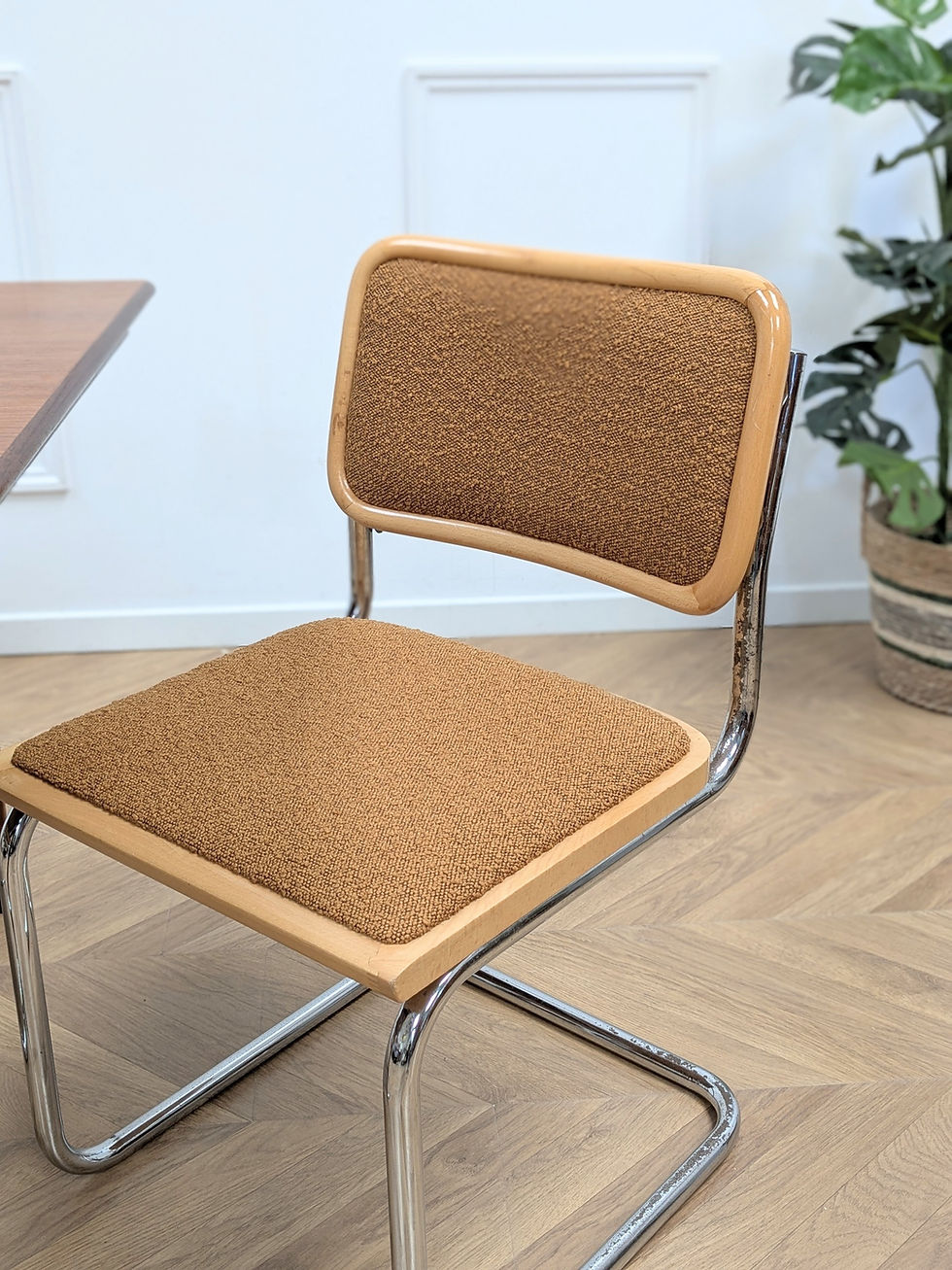 Miniature : 2 Chaises B32 safran