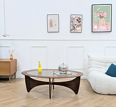 Table basse Astro ovale d'occasion