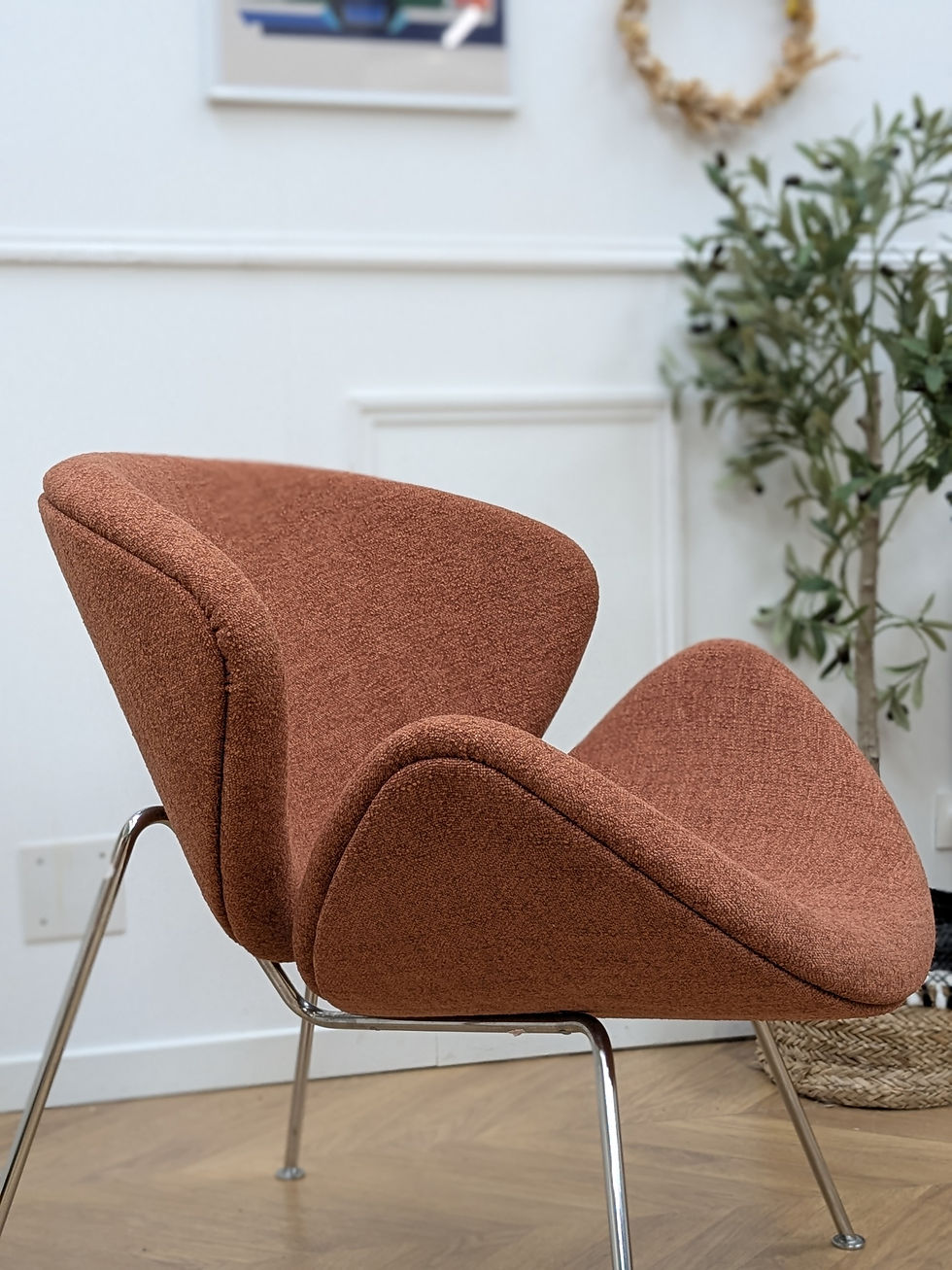 Fauteuil Orange slice terracotta