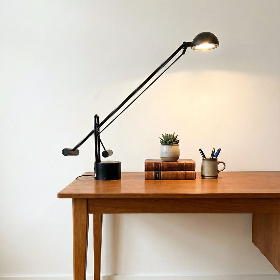 Lampe de bureau vintage articulée à balancier Stilplast
