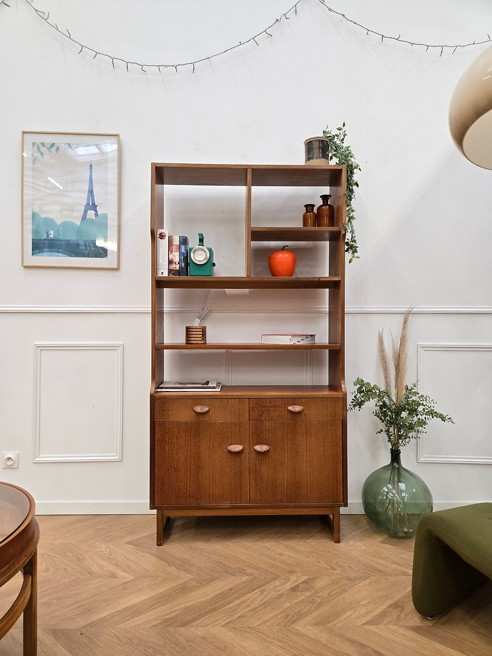 Bibliothèque vintage