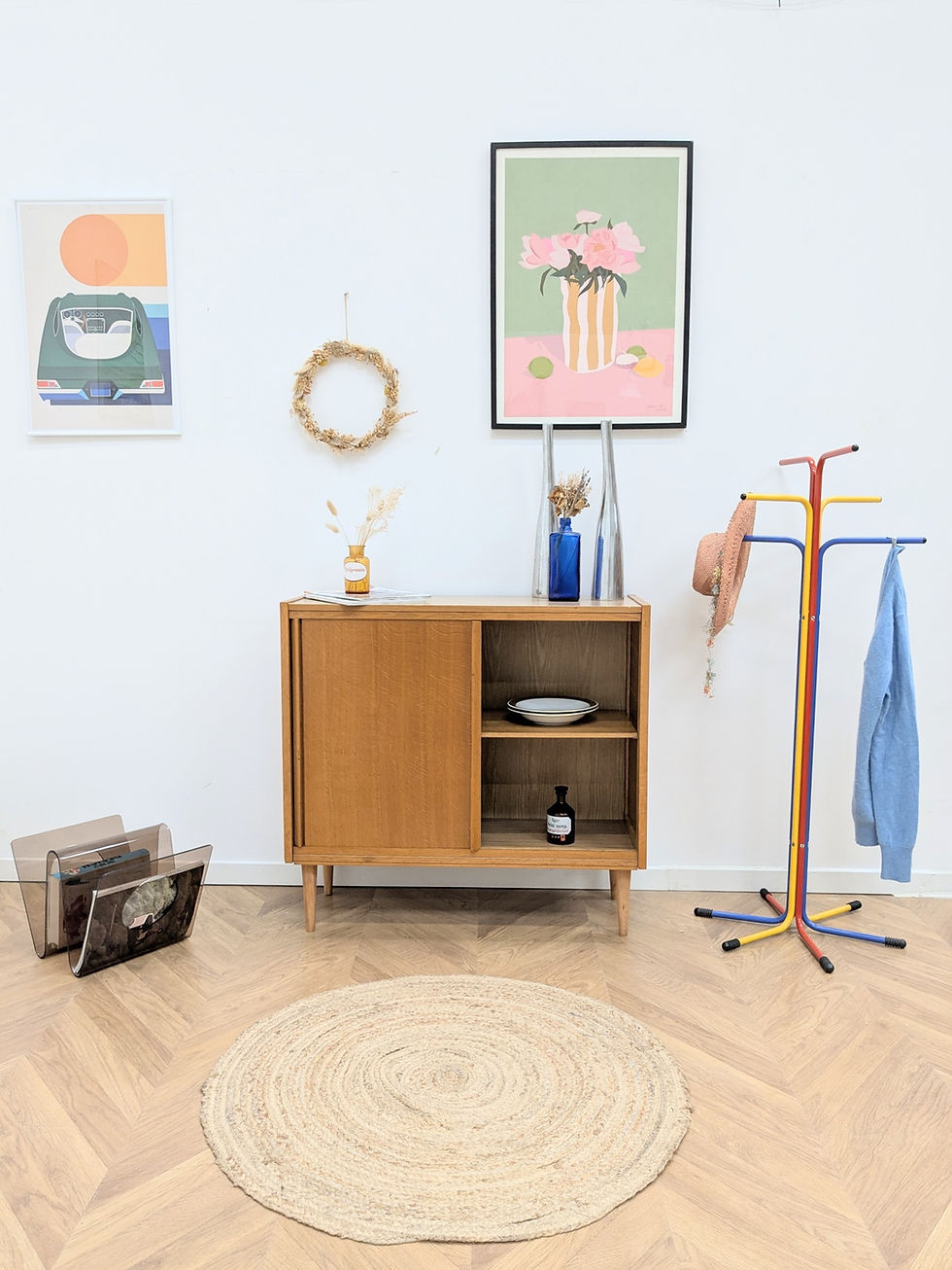 Miniature : Meuble de rangement porte coulissantes