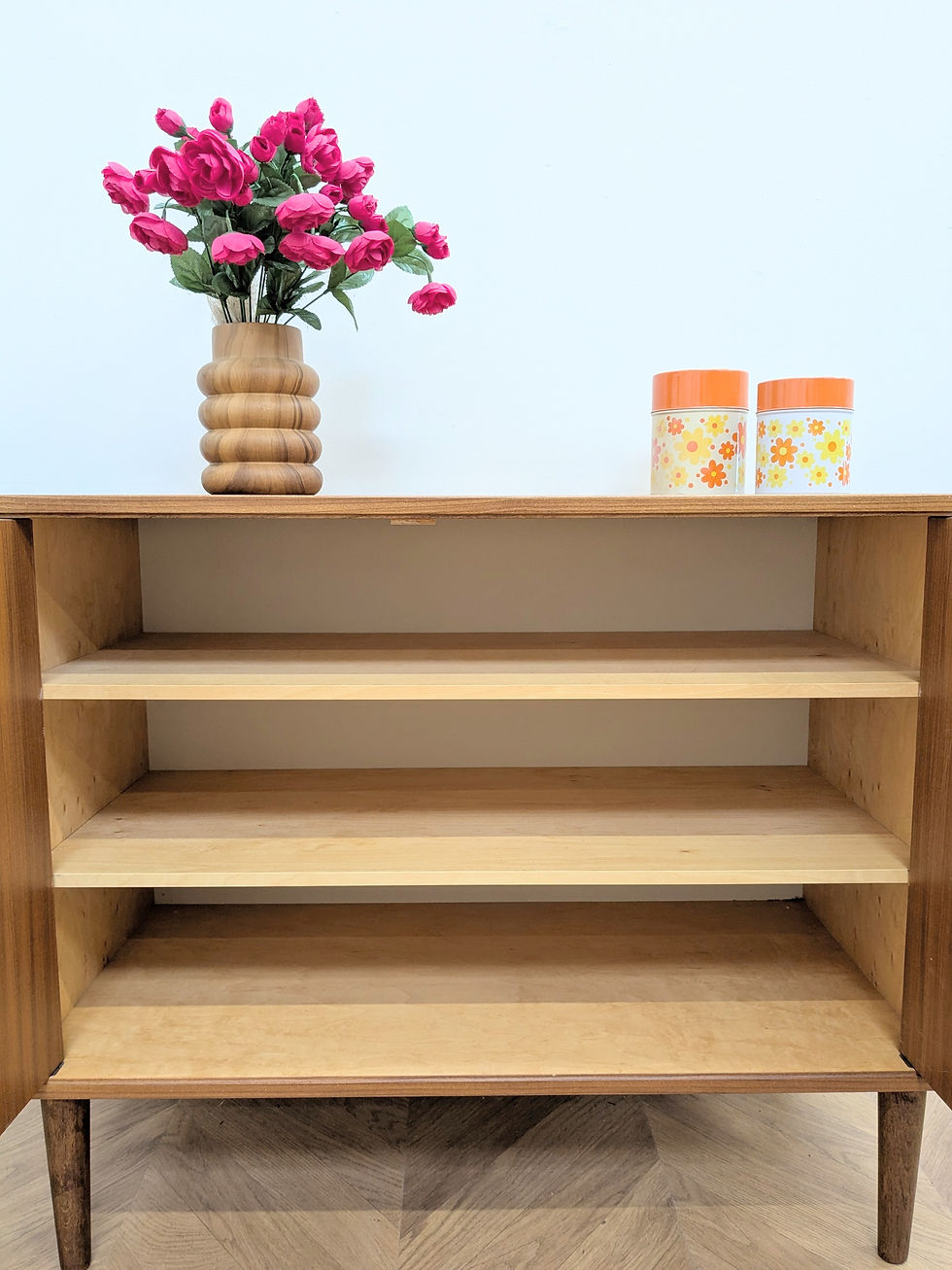 Miniature : Buffet Scandinave Teck | Poignées Languette