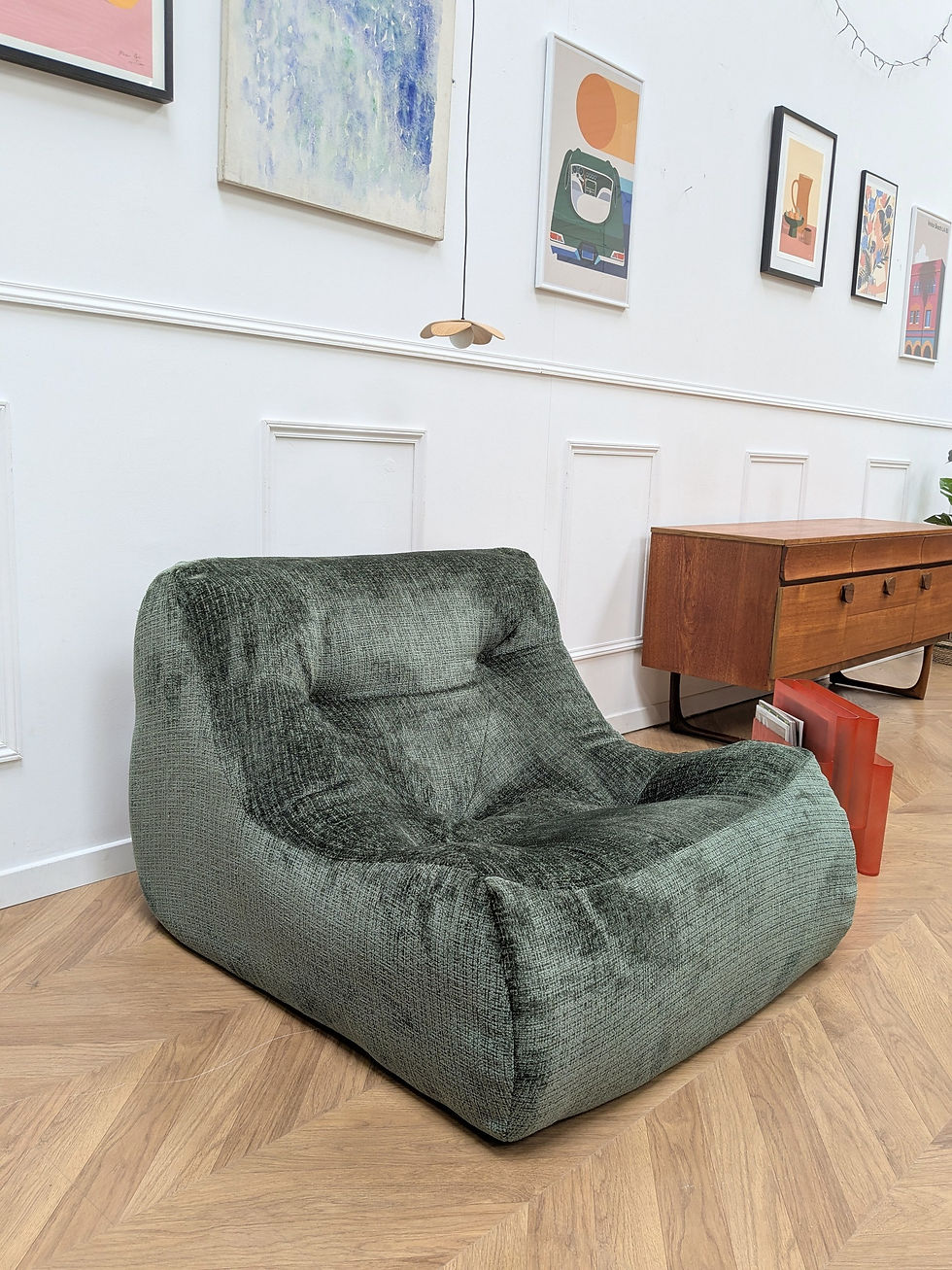 Fauteuil Kali vintage vert de Ligne Roset