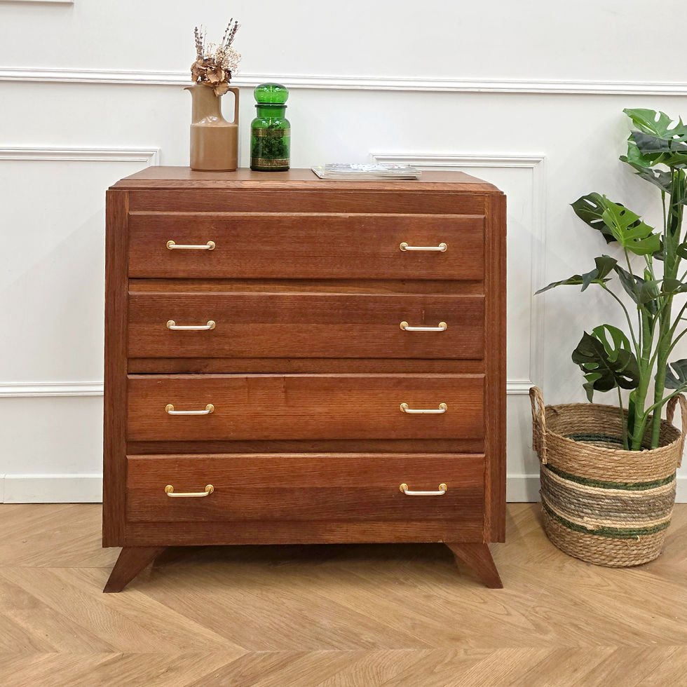 Commode pieds compas ancienne