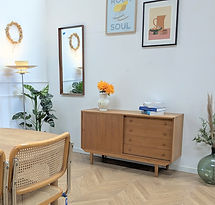 Enfilade Scandinave Chêne Rénovée 70's