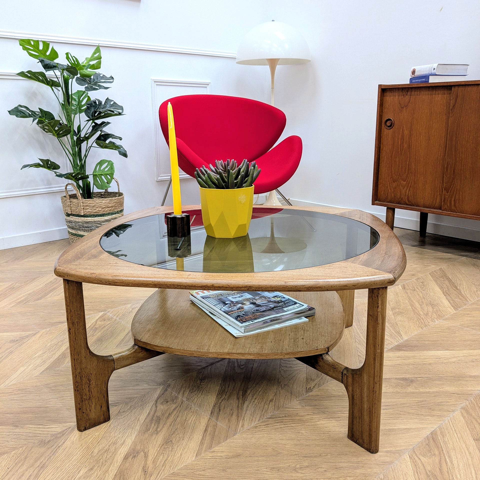 Table basse scandinave vintage Gplan