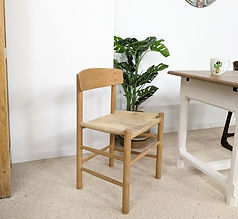 Chaise vintage en chêne J39 Borge Mogensen
