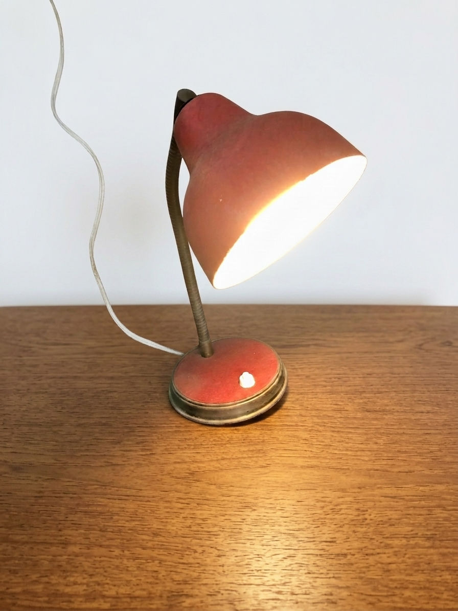 Miniature : Lampe cocotte rouge