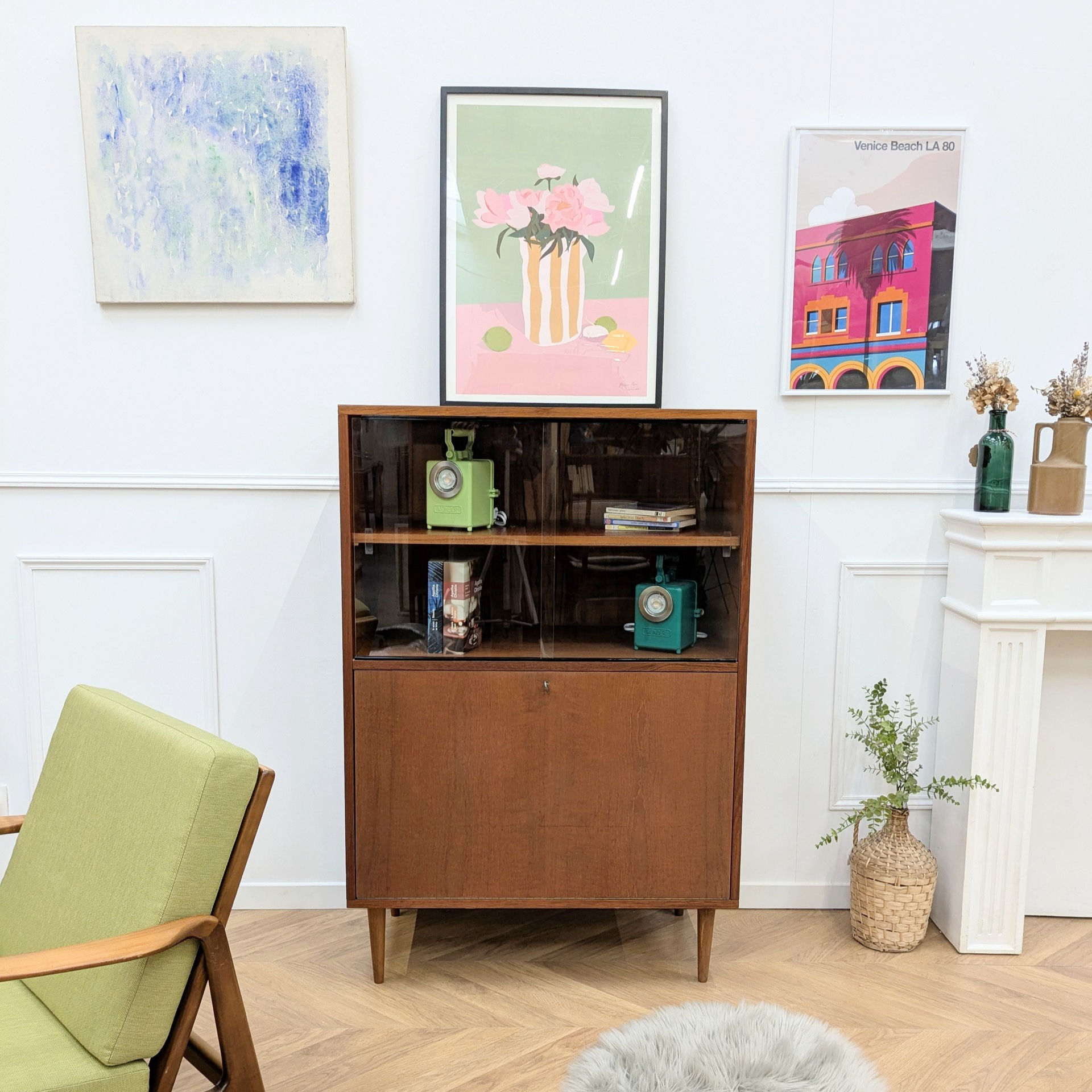 buffet scandinave en teck