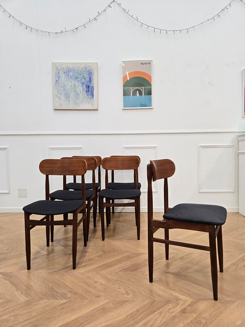 Miniature : 6 Chaises scandinaves d'occasion