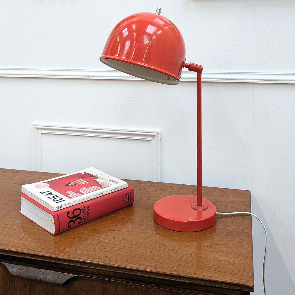 Miniature : 1 Lampe industrielle rouge