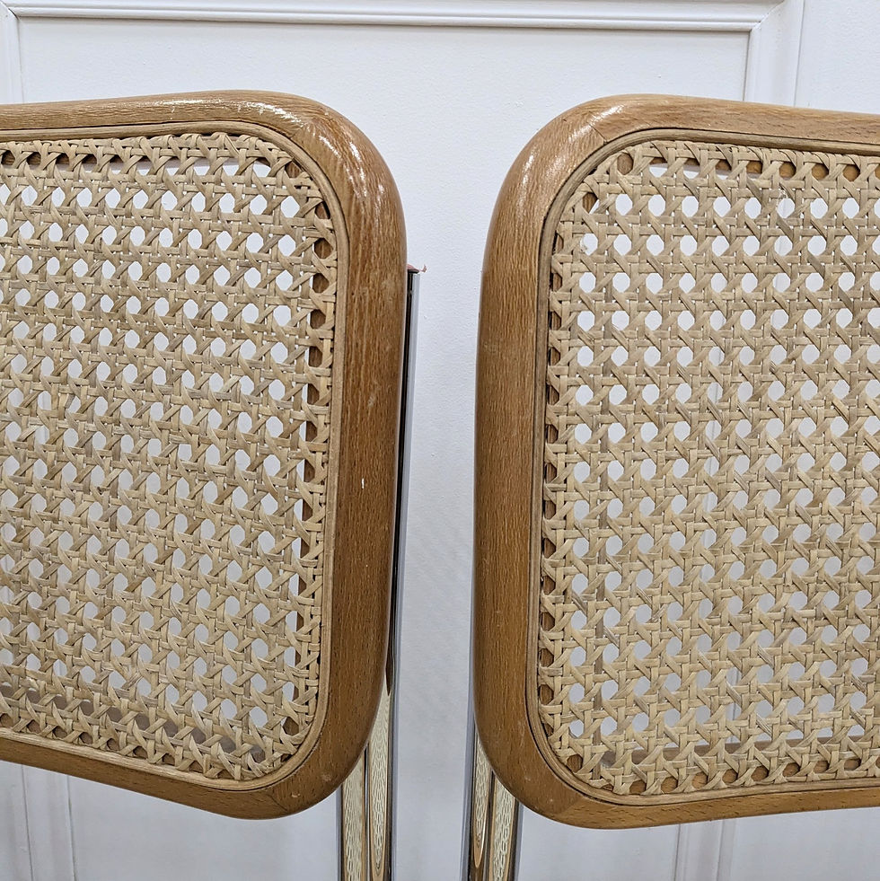Miniature : Suite de 4 chaises B32 par Marcel Breuer