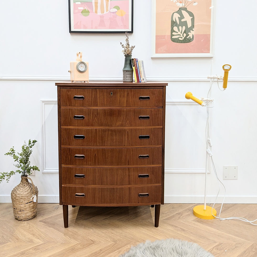 commode scandinave en teck