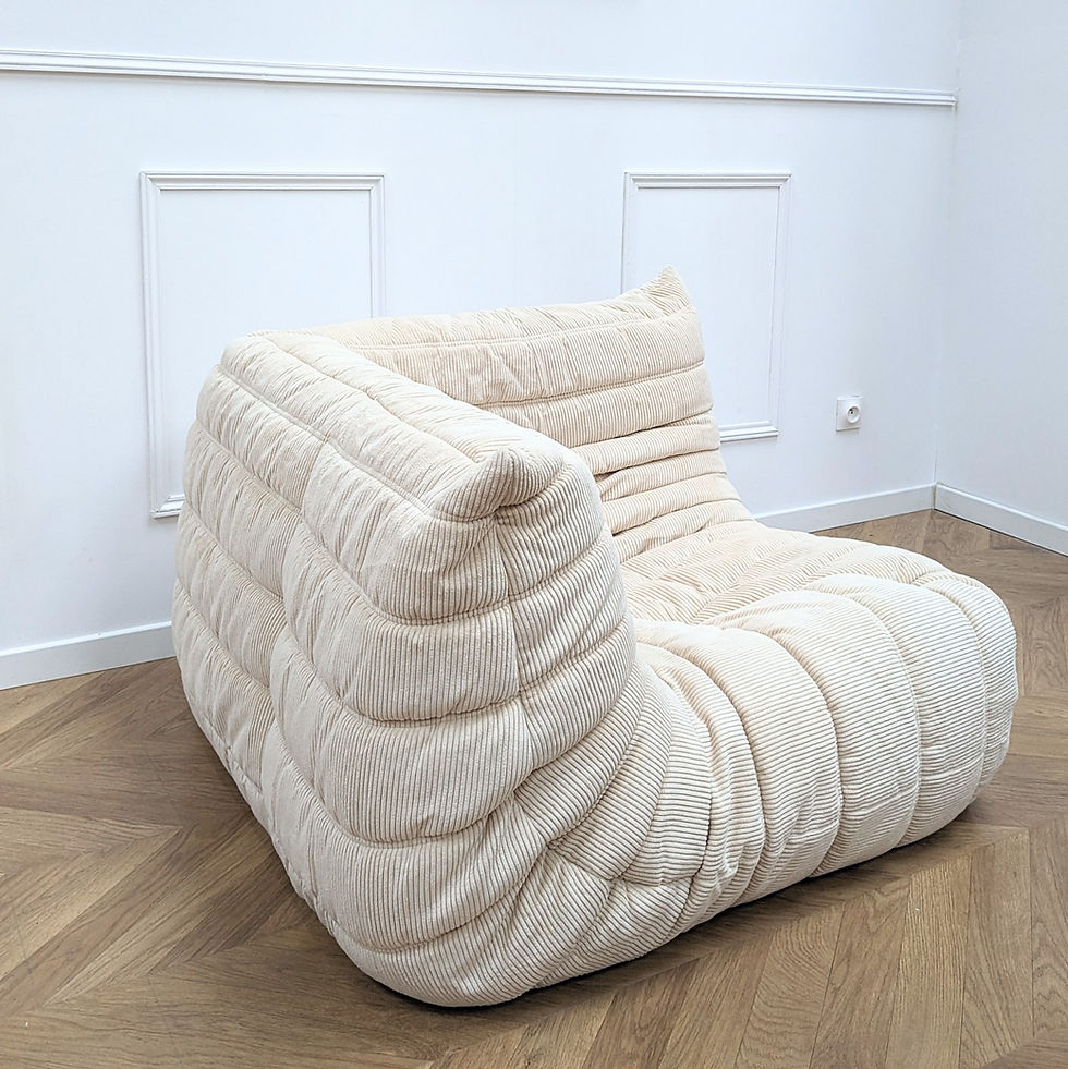 Miniature : Togo d'angle écru