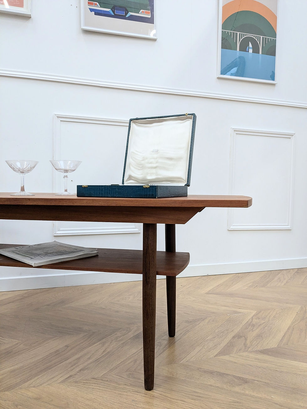 Miniature : Table basse d'occasion scandinave en teck