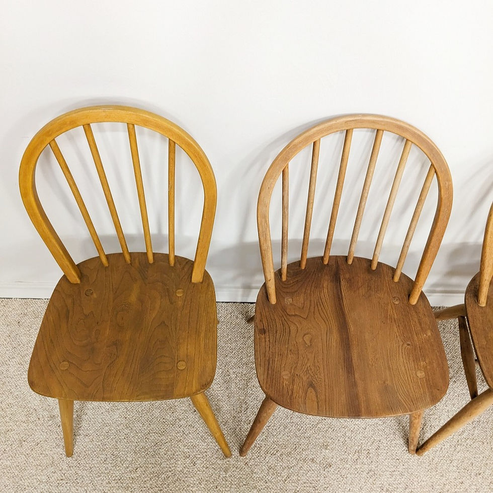Thumbnail: Set of 4 Ercol chairs