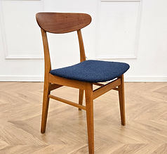 Chaise Farstrup bleu