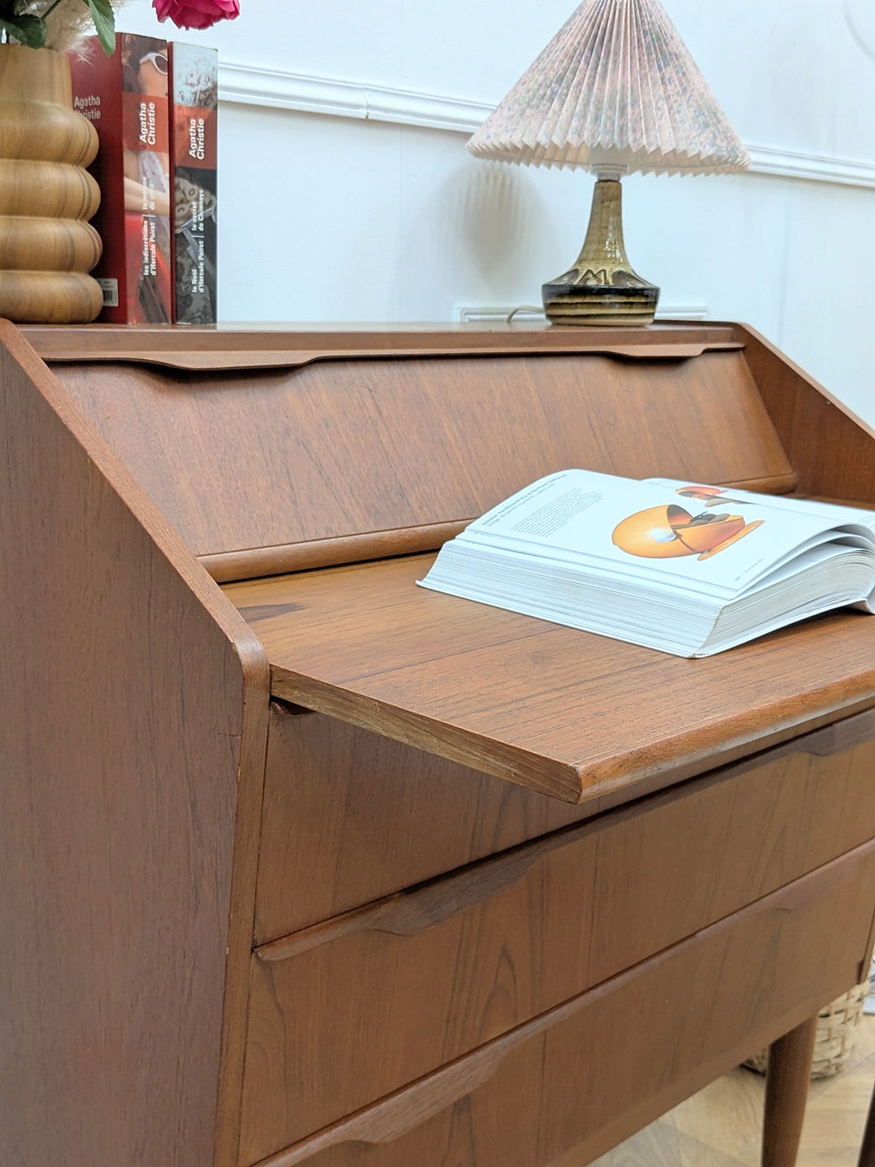 Secrétaire Scandinave Teck (Années 60)