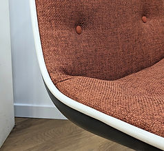 Fauteuil orange Modèle 451 par Starfor